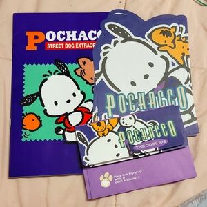 Vintage Sanrio Pochacco Notebook and Stationary Bundle (Open To Offers!)